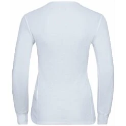 Odlo Langarmshirt Active Warm Eco (warm, Weich, Innenseite Angeraut) Unterwäsche Weiss Damen -LaufPro Verkäufe Odlo 159101 10000 Crew Langarmshirt Active Warm 4 1200x1200 1