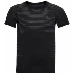Odlo Funktionsunterwäsche Tshirt Crew Neck Performance Light Base Layer Schwarz Herren