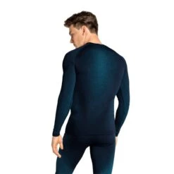 Odlo Langarmshirt Performance Warm Eco (warm, Hohe Bewegungsfreiheit) Unterwäsche Saphirblau Herren -LaufPro Verkäufe Odlo 196192 20828 Performance Warm Eco Langarm 3 1200x1200 1