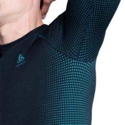 Odlo Langarmshirt Performance Warm Eco (warm, Hohe Bewegungsfreiheit) Unterwäsche Saphirblau Herren -LaufPro Verkäufe Odlo 196192 20828 Performance Warm Eco Langarm 6 900x900 1
