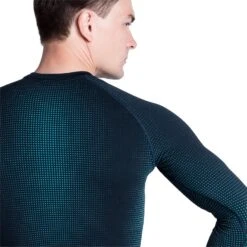 Odlo Langarmshirt Performance Warm Eco (warm, Hohe Bewegungsfreiheit) Unterwäsche Saphirblau Herren -LaufPro Verkäufe Odlo 196192 20828 Performance Warm Eco Langarm 7 900x900 1