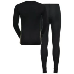 Odlo Langarmshirt + Hose Active Warm Eco (warm, Hervorragendes Feuchtigkeitsmanagement) Unterwäsche Schwarz Herren -LaufPro Verkäufe Odlo 196702 60272 Active Warm EcO Set 2 1200x1200 1