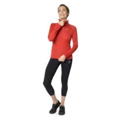 Odlo Langarmshirt Essentials Mid (leicht, Hervorragendes Feuchtigkeitsmanagement) Rot Damen -LaufPro Verkäufe Odlo 313431 30837 Essentials Langarmshirt 4 1200x1200 1