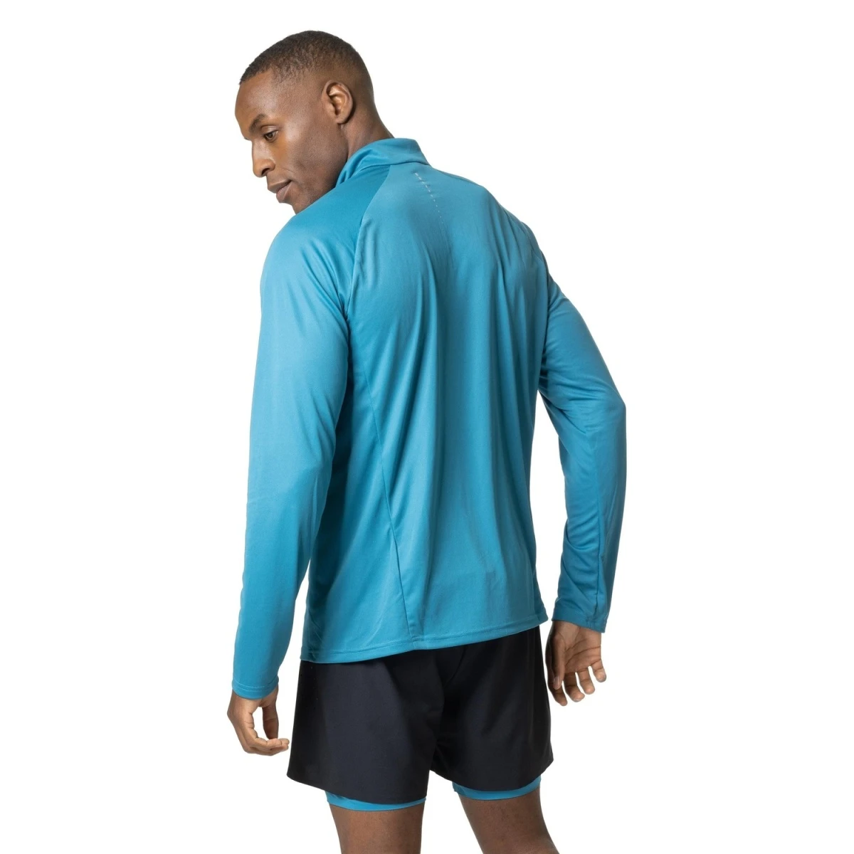Odlo Sport-Langarmshirt Essential 1/2 Zip (reflektierende Details) Blau Herren 5 Odlo Sport-Langarmshirt Essential 1/2 Zip (reflektierende Details) Blau Herren – Bild 3