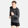 Odlo Sport-Langarmshirt Essential Seamless (nahtlos, Leicht, Reflektierende Details) Grau Meliert Herren -LaufPro Verkäufe Odlo 313502 15700 Essential Seamless Shirt 1200x1200 1