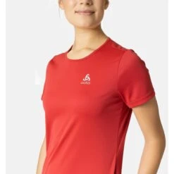Odlo Sport-Freizeit Tshirt Cardada (hervorragendes Feuchtigkeitsmanagement) Rot Damen -LaufPro Verkäufe Odlo 551001 30837 Tshirt Cardada204 1200x1200 1