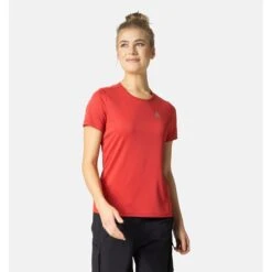 Odlo Sport-Freizeit Tshirt Cardada (hervorragendes Feuchtigkeitsmanagement) Rot Damen -LaufPro Verkäufe Odlo 551001 30837 Tshirt Cardada205 1200x1200 1
