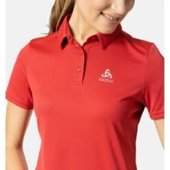 Odlo Sport-Freizeit Polo Cardada (hervorragendes Feuchtigkeitsmanagement) Rot Damen -LaufPro Verkäufe Odlo 551021 30837 Polo Cardada204 1200x1200 1