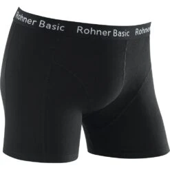 Rohner Boxershort Basic Unterwäsche Schwarz Herren - 1 Stück