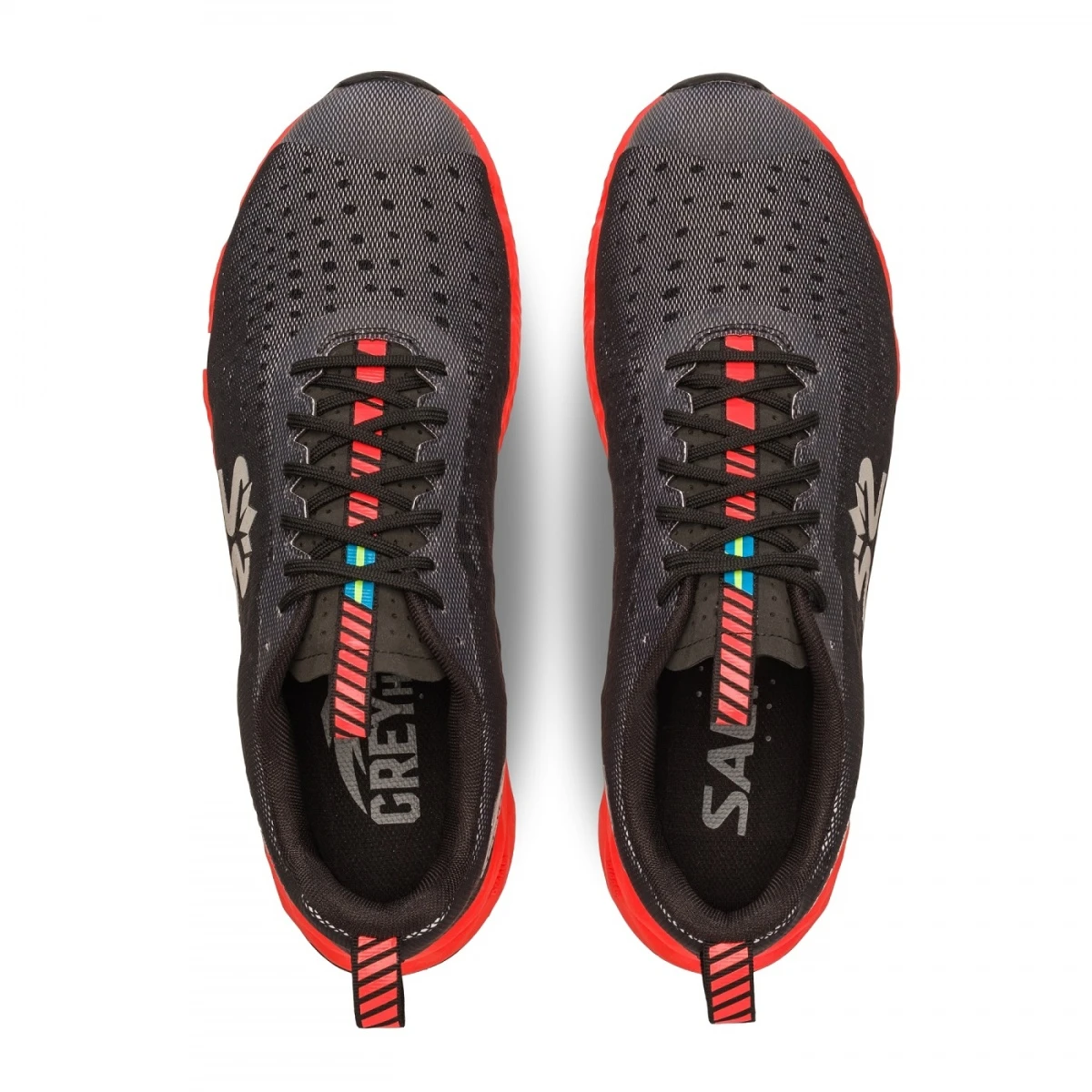Salming Laufschuhe Greyhound (Dämpfung) Schwarz/orange Herren 7 Salming Laufschuhe Greyhound (Dämpfung) Schwarz/orange Herren – Bild 5