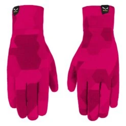 Salewa Liner-Handschuh Ortles Cristallo (warm Und Atmungsaktiv) - Pink/camou