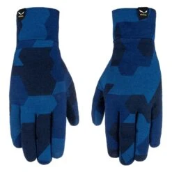 Salewa Liner-Handschuh Ortles Cristallo (warm Und Atmungsaktiv) - Navyblau/camou