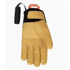 Salewa Winterhandschuhe (Vollleder-Innenhand) Ortles AM - Warm, Winddicht Und Atmungsaktiv - Schwarz/gelb Herren -LaufPro Verkäufe Salewa Handtusche Leder Ortles 20Bergsteigen 028511 0911 2 994x994 1