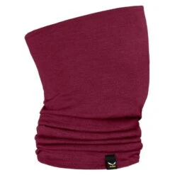 Salewa Schlauchschal (Nackenwärmer) Icono Merino Necktube (warm Und Atmungsaktiv) Bordeaux
