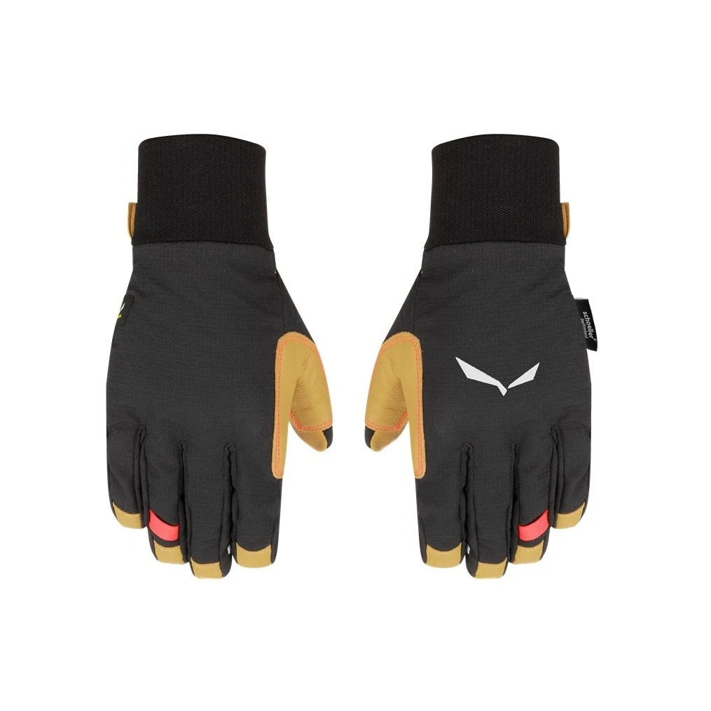 Salewa Softshellhandschuhe Ortles Dst Mit Lederhandfläche - Strapazierfähig, Atmungsaktiv - Schwarz/gelb Damen 3 Salewa Softshellhandschuhe Ortles Dst Mit Lederhandfläche - Strapazierfähig, Atmungsaktiv - Schwarz/gelb Damen