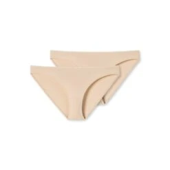 Schiesser Mini Slip 95/5 (95% Baumwolle) Unterwäsche Sandbraun Damen - 2er Pack -LaufPro Verkäufe Schiesser 174294 410 Mini Slip 2 1200x1200 1