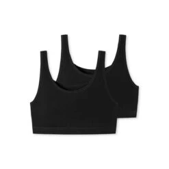 Schiesser Bustier 95/5 Ohne Cups (95% Baumwolle) Unterwäsche Schwarz Damen - 2er Pack -LaufPro Verkäufe Schiesser 174926 000 Damen 2 1200x1200 1