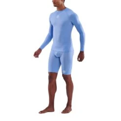 Skins Funktions-Langarmshirt 1-Series Long Sleeve (enganliegend) Skyblau Herren -LaufPro Verkäufe Skins Langarmshirt 1 Series Long SK SO00100059006 3 1200x1200 1