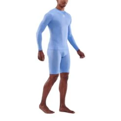 Skins Funktions-Langarmshirt 1-Series Long Sleeve (enganliegend) Skyblau Herren -LaufPro Verkäufe Skins Langarmshirt 1 Series Long SK SO00100059006 4 1200x1200 1