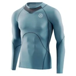 Skins Funktionsunterwäsche Langarmshirt 3-Series (enganliegend) Blaugrau Herren -LaufPro Verkäufe Skins Langarmshirt 3 Series SK ST00300050575 6 1000x1000 1