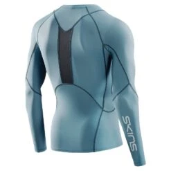 Skins Funktionsunterwäsche Langarmshirt 3-Series (enganliegend) Blaugrau Herren -LaufPro Verkäufe Skins Langarmshirt 3 Series SK ST00300050575 7 1000x1000 1