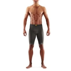Skins Funktionshose 5-Series Half Tight Short (enganliegend) Charcoalgrau Herren