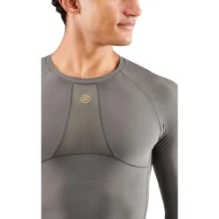 Skins Funktionsunterwäsche Langarmshirt 5-Series (enganliegend) Charcoalgrau Herren -LaufPro Verkäufe Skins SK SF00500059118 5 Series Langarmshirt 3 1200x1200 1