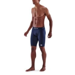 Skins Funktionshose 1-Series Half Tight Short (enganliegend) Kurz Navyblau Herren -LaufPro Verkäufe Skins SK SO00100029010 Half Tight 1 Series 4 1200x1200 1