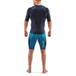 Skins Funktions-Tshirt 1-Series Short Sleeve (enganliegend) Kurzarm Navyblau Herren -LaufPro Verkäufe Skins SK SO00100049010 Tshirt Short 1 Series 1200x1200 1