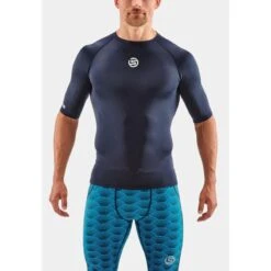 Skins Funktions-Tshirt 1-Series Short Sleeve (enganliegend) Kurzarm Navyblau Herren -LaufPro Verkäufe Skins SK SO00100049010 Tshirt Short 1 Series 6 1200x1200 1