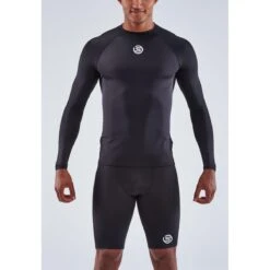 Skins Funktions-Langarmshirt 1-Series Long Sleeve (enganliegend) Schwarz Herren -LaufPro Verkäufe Skins SK SO00100059001 Tshirt Long 1 Series 5 1200x1200 1