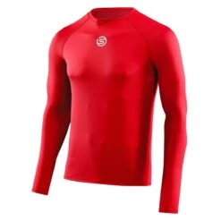 Skins Funktions-Langarmshirt 1-Series Long Sleeve (enganliegend) Rot Herren -LaufPro Verkäufe Skins SK SO00100059014 Tshirt Long 1 Series 1200x1200 1