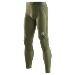Skins Funktionshose 3-Series Tight Long (enganliegend) Khakigrün Herren -LaufPro Verkäufe Skins SK ST00300010573 3 Series Tight Long 1200x1200 1