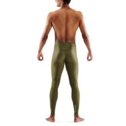 Skins Funktionshose 3-Series Tight Long (enganliegend) Khakigrün Herren -LaufPro Verkäufe Skins SK ST00300010573 3 Series Tight Long 7 1200x1200 1