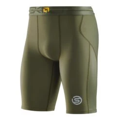 Skins Funktionshose 3-Series Half Tight Short (enganliegend) Khakigrün Herren -LaufPro Verkäufe Skins SK ST00300020573 3 Series Short Long 1200x1200 1