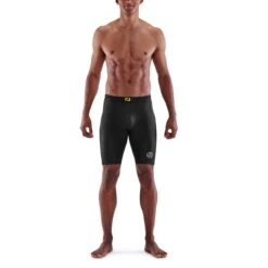 Skins Funktionshose 3-Series Half Tight Short (enganliegend) Schwarz Herren