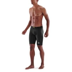 Skins Funktionshose 3-Series Half Tight Short (enganliegend) Schwarz Herren -LaufPro Verkäufe Skins SK ST00300029001 3 Series Short Long 4 1200x1200 1
