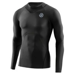 Skins Funktionsunterwäsche Langarmshirt 3-Series (enganliegend) Schwarz Herren -LaufPro Verkäufe Skins SK ST00300059001 3 Series Langarmshirt 1200x1200 1