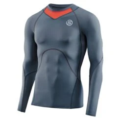 Skins Funktionsunterwäsche Langarmshirt 3-Series (enganliegend) Charcoalgrau Herren -LaufPro Verkäufe Skins SK ST00300059118 3 Series Langarmshirt 1200x1200 1