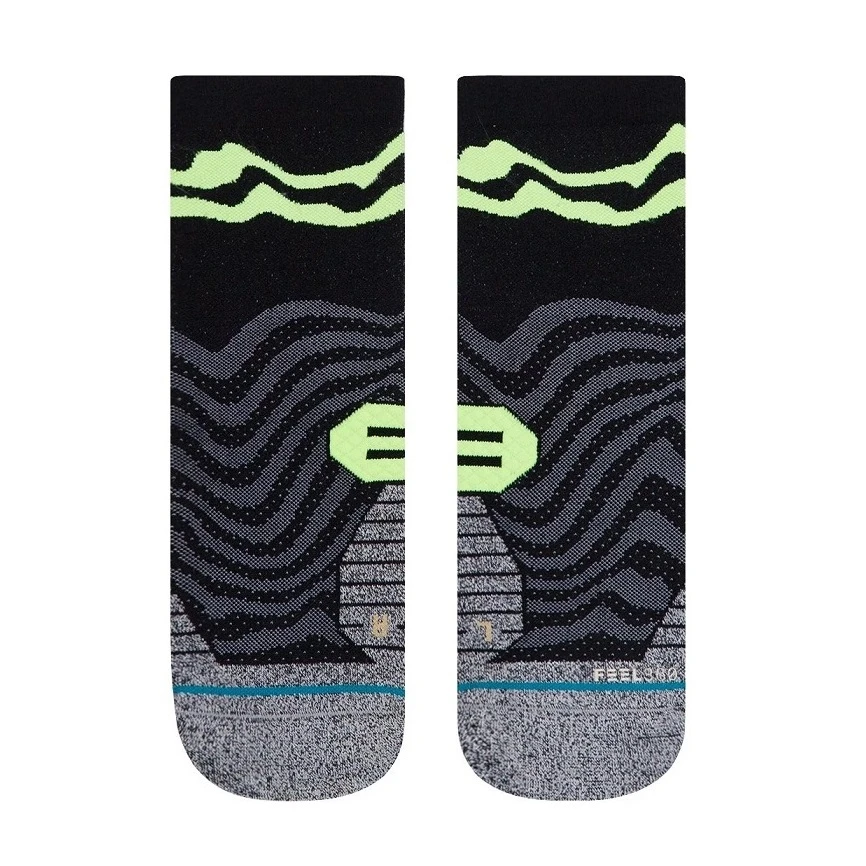 Stance Laufsocke Ankle Serrano Quarter Schwarz - 1 Paar 4 Stance Laufsocke Ankle Serrano Quarter Schwarz - 1 Paar – Bild 2
