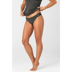 Super.natural Super Natural Slip Base Thong 175 (Merinowolle) Unterwäsche Grau Meliert Damen