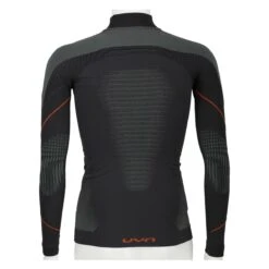 UYN Funktions-Langarmshirt Evolutyon Turtle Neck Enganliegend Unterwäsche Charcoal/grün Herren -LaufPro Verkäufe UYN U100033 G972 2 1200x1200 1