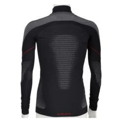 UYN Funktions-Langarmshirt Evolutyon Turtle Neck Enganliegend Unterwäsche Charcoal/weiss/rot Herren -LaufPro Verkäufe UYN U100033 G974 Evolutyon Langarmshirt Turtle Neck 2 1200x1200 1