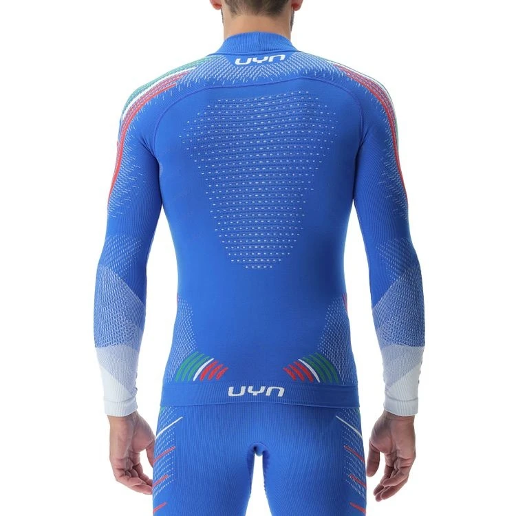 UYN Funktions-Langarmshirt Natyon 2.0 Turtle Neck Enganliegend Italy Blau Herren 8 UYN Funktions-Langarmshirt Natyon 2.0 Turtle Neck Enganliegend Italy Blau Herren – Bild 6