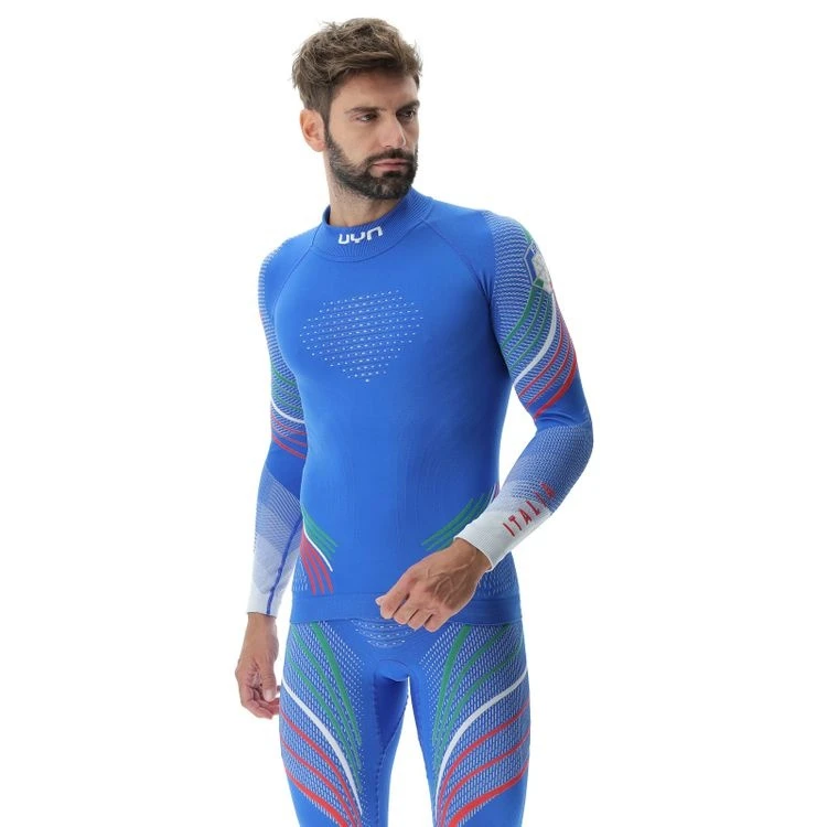 UYN Funktions-Langarmshirt Natyon 2.0 Turtle Neck Enganliegend Italy Blau Herren 7 UYN Funktions-Langarmshirt Natyon 2.0 Turtle Neck Enganliegend Italy Blau Herren – Bild 5
