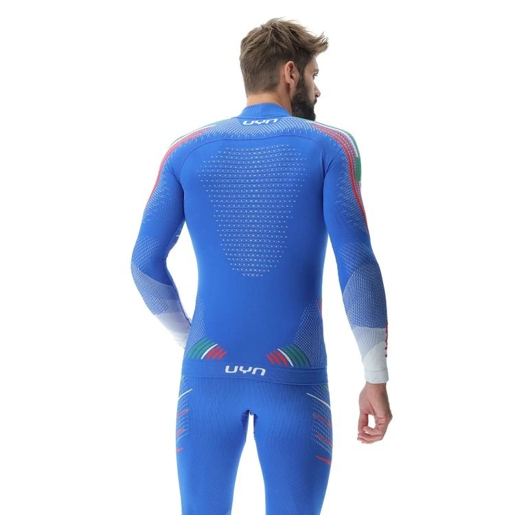 UYN Funktions-Langarmshirt Natyon 2.0 Turtle Neck Enganliegend Italy Blau Herren 4 UYN Funktions-Langarmshirt Natyon 2.0 Turtle Neck Enganliegend Italy Blau Herren – Bild 2