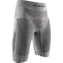 X-Bionic Laufhose Running Fennec 4.0 Kurz Enganliegend Grau Herren