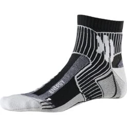 X-Socks Laufsocke Marathon Energy 4.0 (Langstrecke) Schwarz/grau Herren - 1 Paar