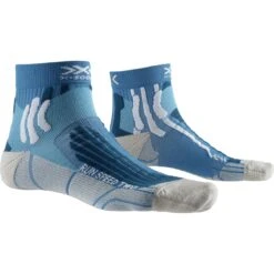X-Socks Laufsocke Speed Two 4.0 (Mittel-Langstreckenläufe) Blau Herren - 1 Paar