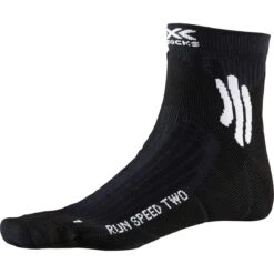 X-Socks Laufsocke Speed Two 4.0 (Mittel-Langstreckenläufe) Schwarz Herren - 1 Paar